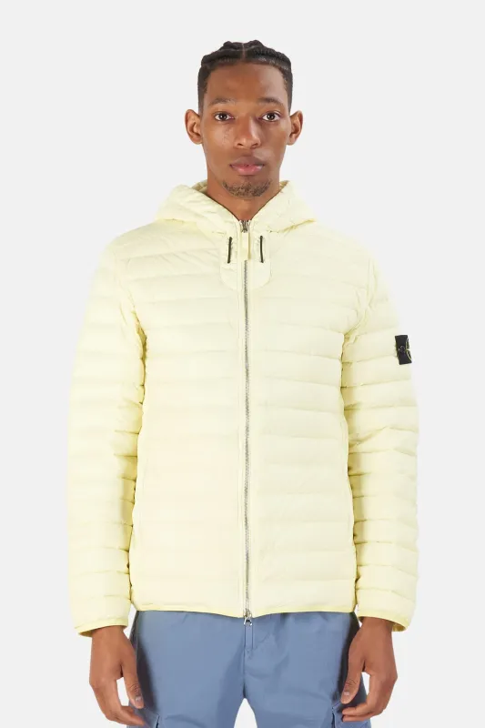 Loom Woven Down Jacket Lemon sold by Blue & Cream