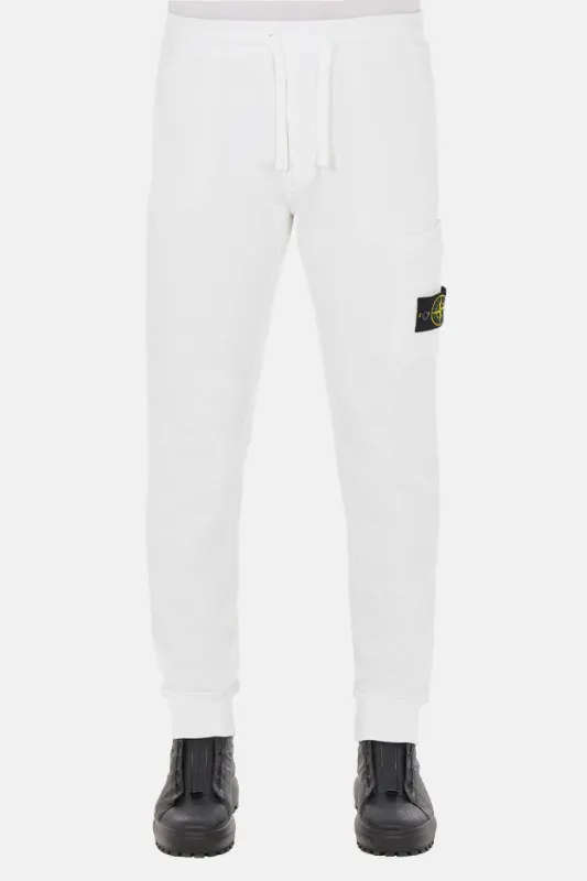 Drawstring Slim Cargo Pants White made by Stone Island