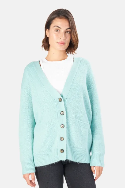 90s Oversized Cardigan Spearmint sold by Blue & Cream