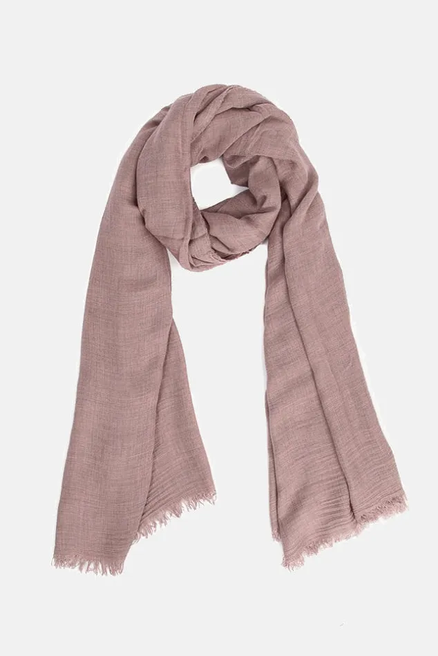 Azzurra Cashmere Modal Scarf Purple sold by Blue & Cream