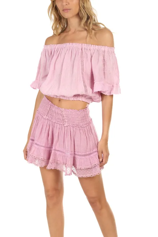 Orchid Sunday Saint-Tropez Loulou Top sold by Blue & Cream