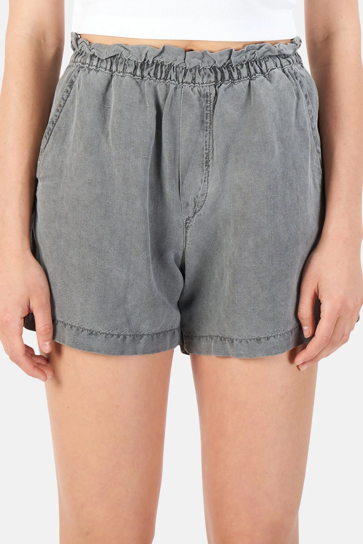 Joey Elastic Waist Easy Short Pigment Black sold by Blue & Cream product image thumbnail 4
