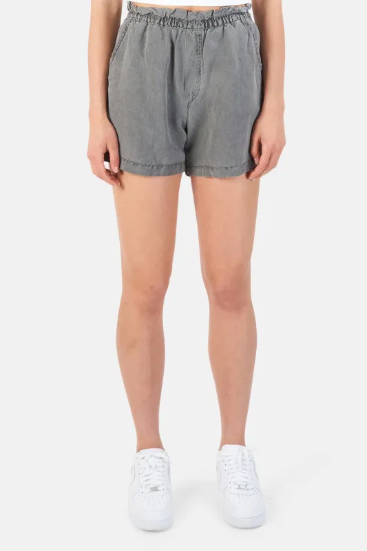 Joey Elastic Waist Easy Short Pigment Black made by NSF