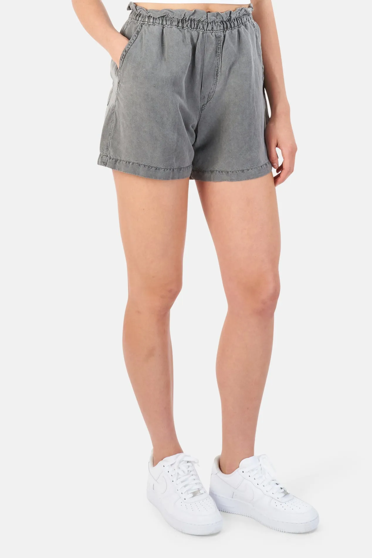 Joey Elastic Waist Easy Short Pigment Black sold by Blue & Cream product image thumbnail 2