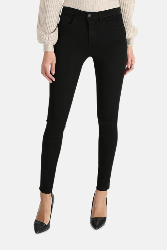 Marguerite High Rise Skinny Jean Noir sold by Blue & Cream