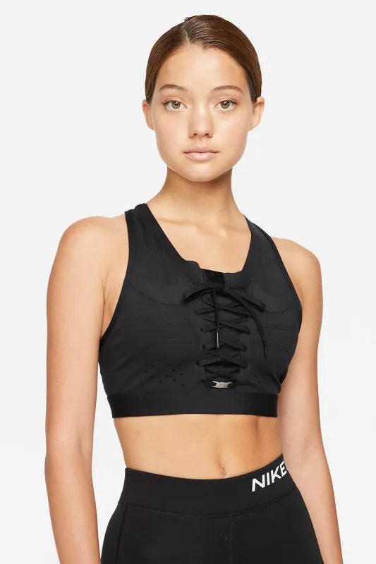 Nike Dri-Fit Swoosh AF 1 Bra Black made by Nike