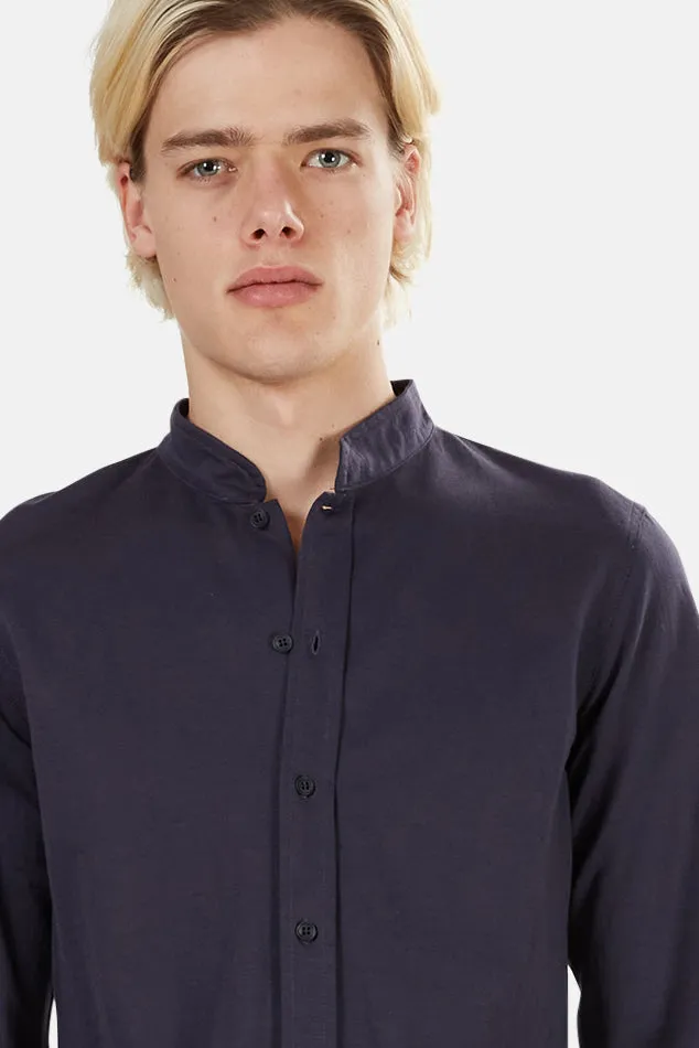 Mandarin Button Down Navy sold by Blue & Cream product image thumbnail 4