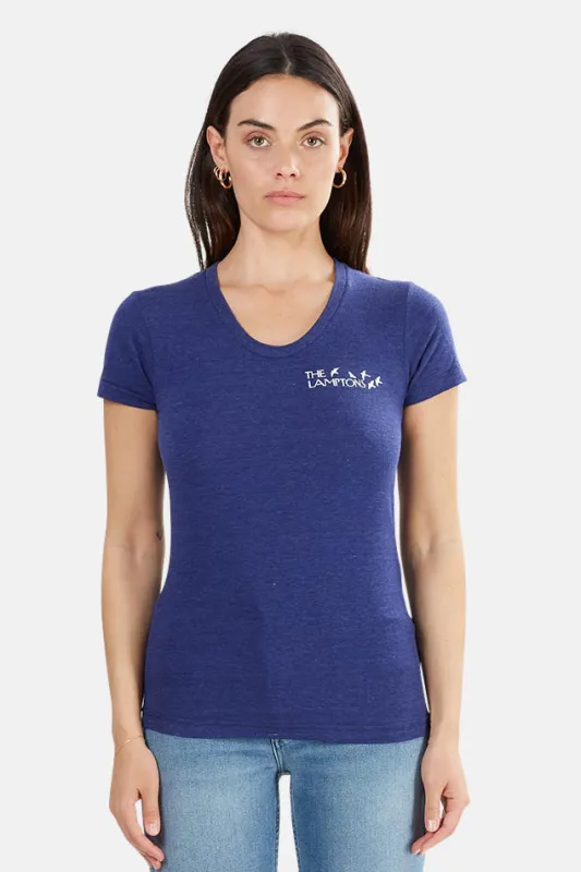Lamptons Crewneck Tee Navy sold by Blue & Cream