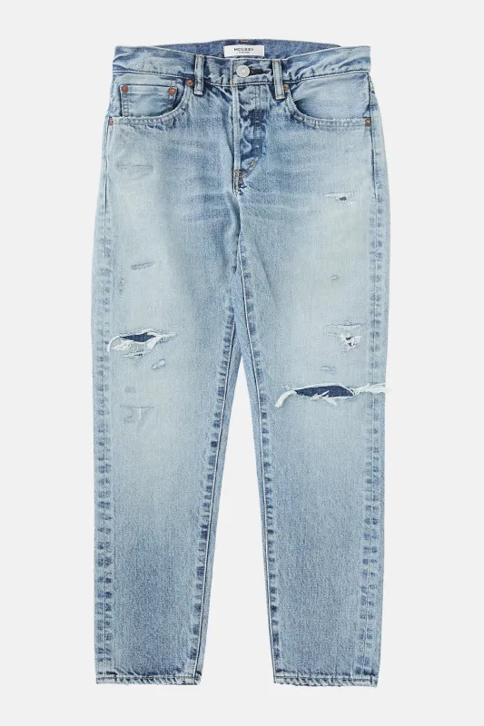 Chess Park Tapered Jean Light Blue sold by Blue & Cream