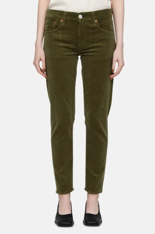 Ailey Corduroy Pant Khaki sold by Blue & Cream