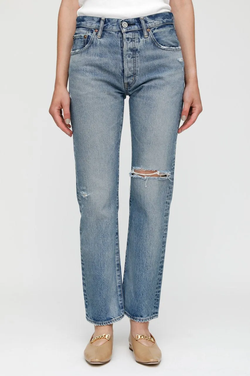 County Straight Jean Blue sold by Blue & Cream