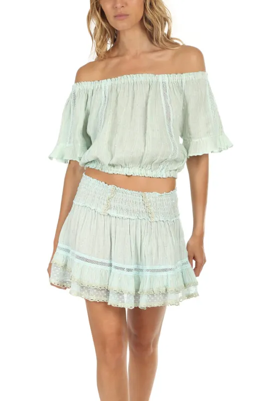 Mint Sunday Saint-Tropez Loulou Top sold by Blue & Cream