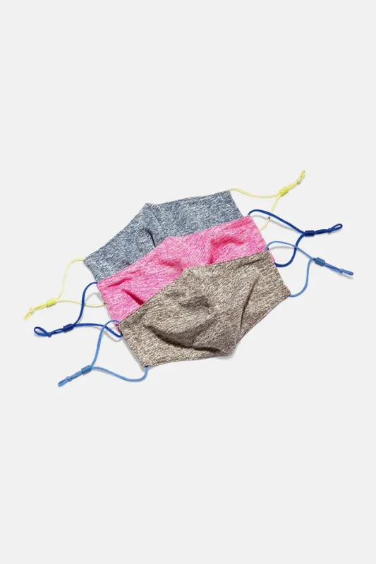 Lele Sadoughi Set of 3 Lilac Sunset Masks sold by Blue & Cream