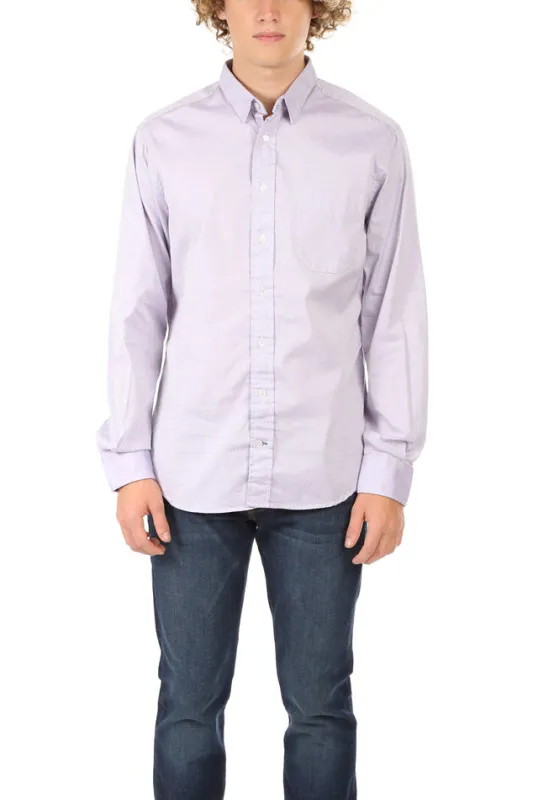 Pinpoint Button Down Lavender sold by Blue & Cream