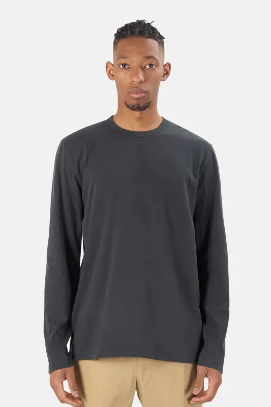 Lightweight Jersey Crew Long Sleeve Tee Carbon Pigment sold by Blue & Cream
