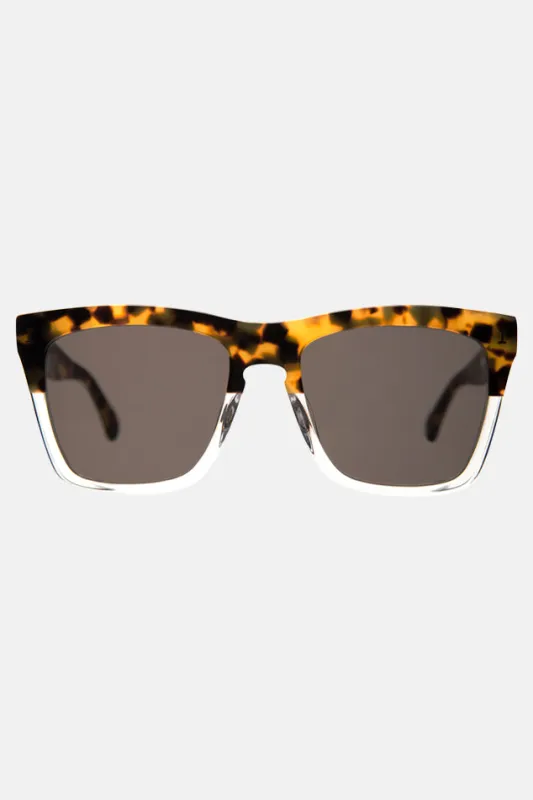 Los Feliz Sunglasses Half/Half Tortoise made by Illesteva