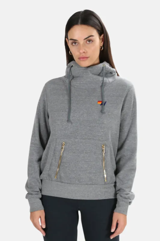 Women's Ninja Hoodie Heather Grey sold by Blue & Cream