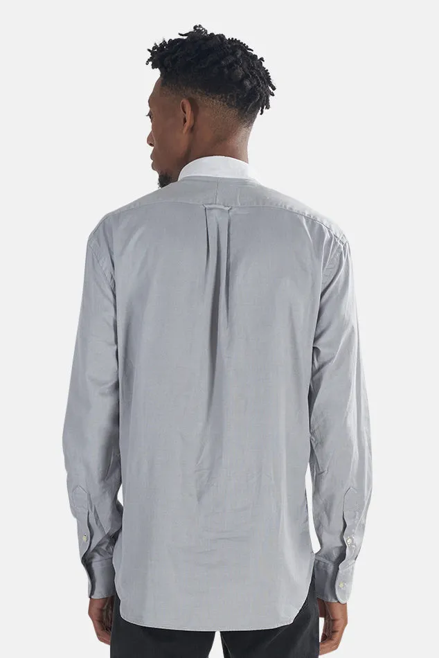 Key Collar Button Down Grey/White sold by Blue & Cream product image thumbnail 3