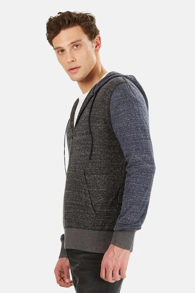 1/4 Zip Hoodie Grey sold by Blue & Cream product image thumbnail 2