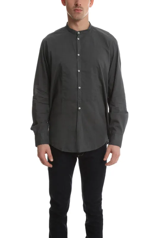 Graphite Massmio Alba Priest Collared Shirt sold by Blue & Cream