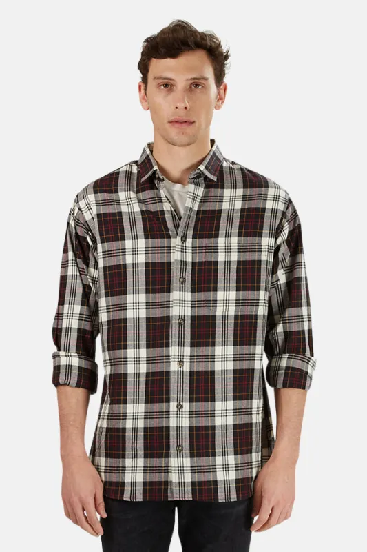 Flannel Shirt Black/Red sold by Blue & Cream