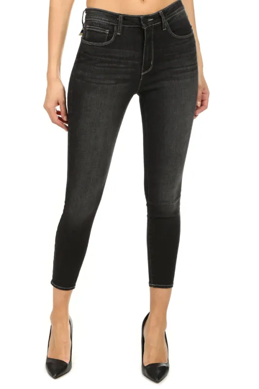 Margot High Rise Skinny Jean Faded Carbon sold by Blue & Cream