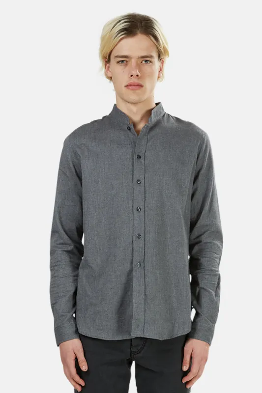 Mandarin Shirt Dark Grey sold by Blue & Cream