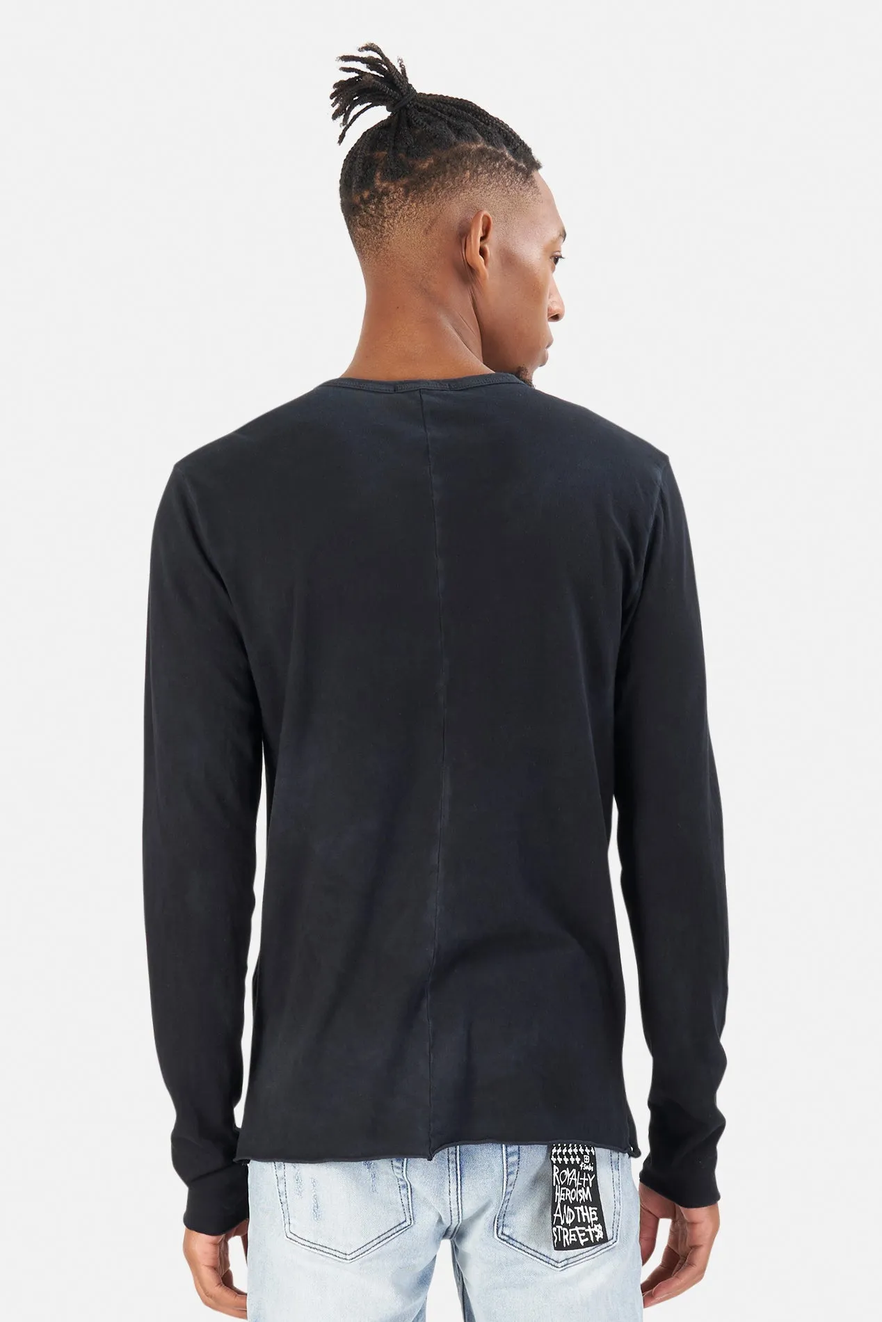 Jagger Long Sleeve Shirt Vintage Black sold by Blue & Cream product image thumbnail 3