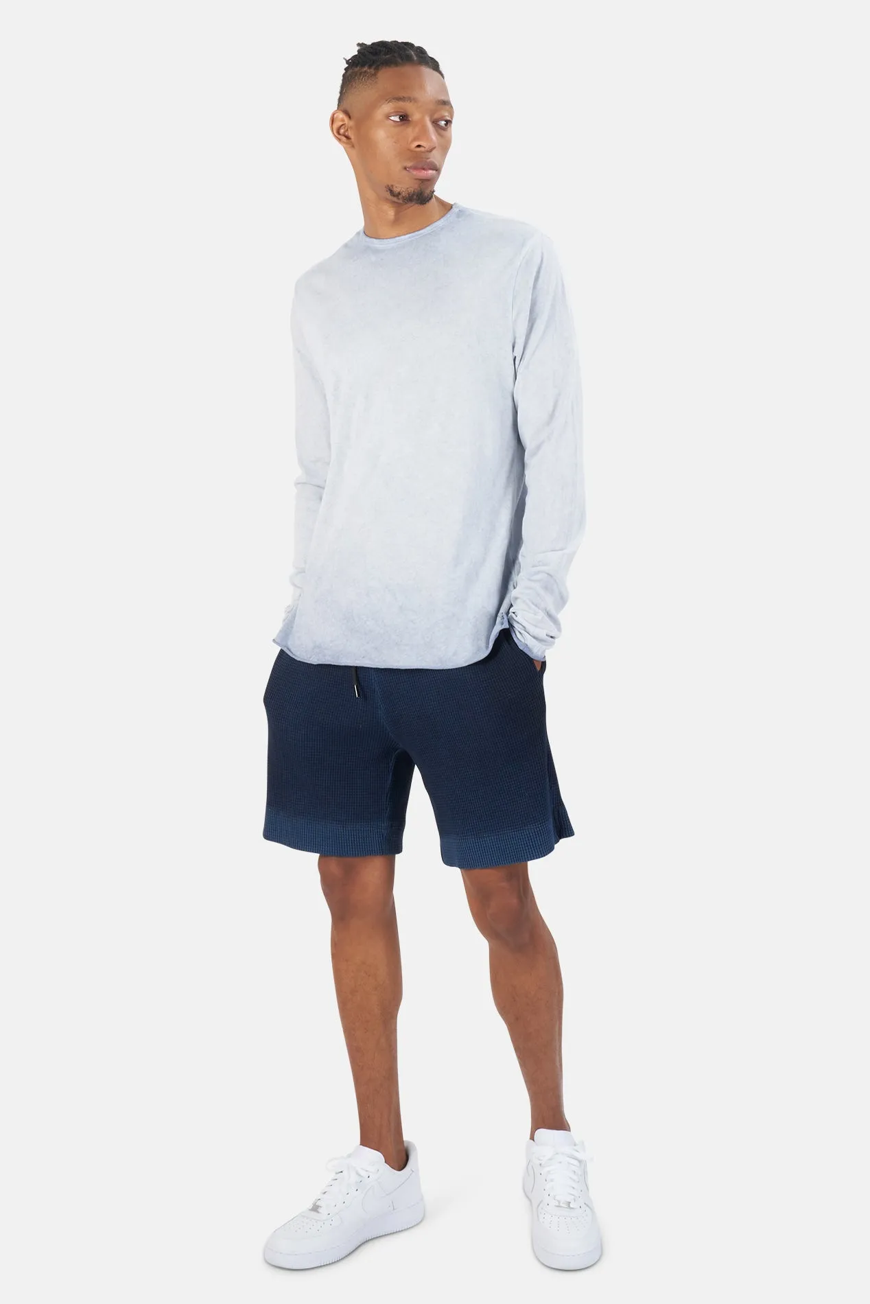 Jagger Long Sleeve Shirt Natural Blue Dip sold by Blue & Cream product image thumbnail 4