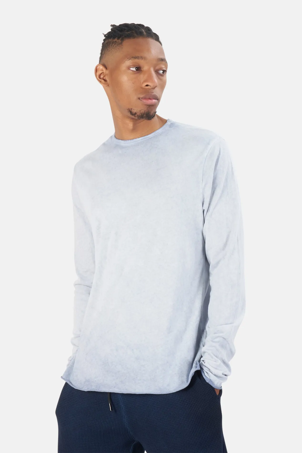 Jagger Long Sleeve Shirt Natural Blue Dip sold by Blue & Cream product image thumbnail 2
