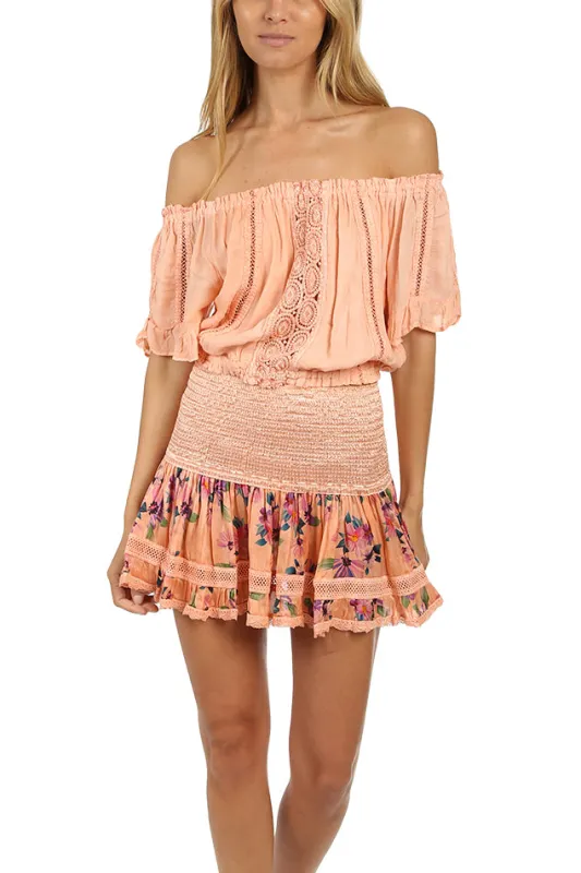 Coral Sunday Saint-Tropez Loulou Top sold by Blue & Cream