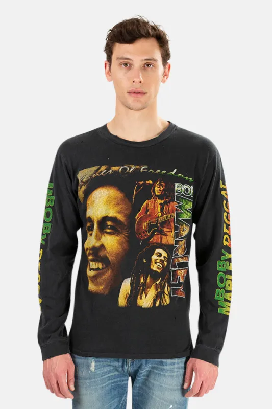 Bob Marley Reggae LS Coal Pigment sold by Blue & Cream