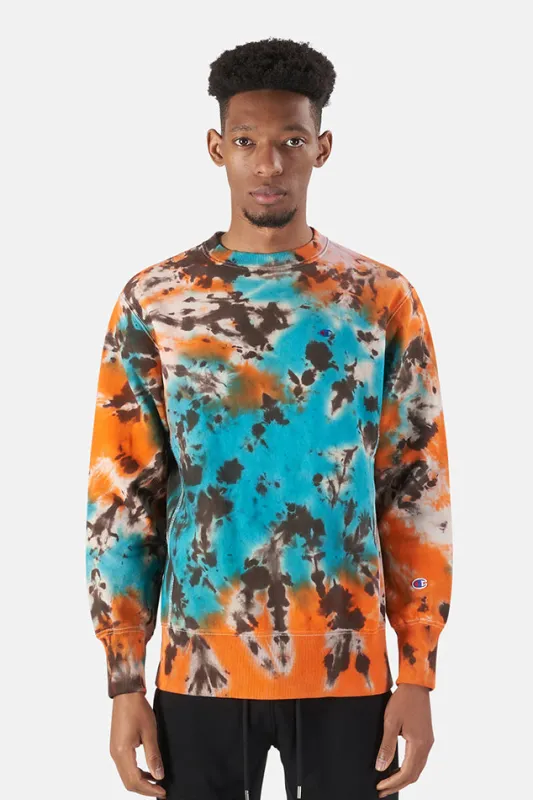 x Champion Tie Dye Crewneck sold by Blue & Cream