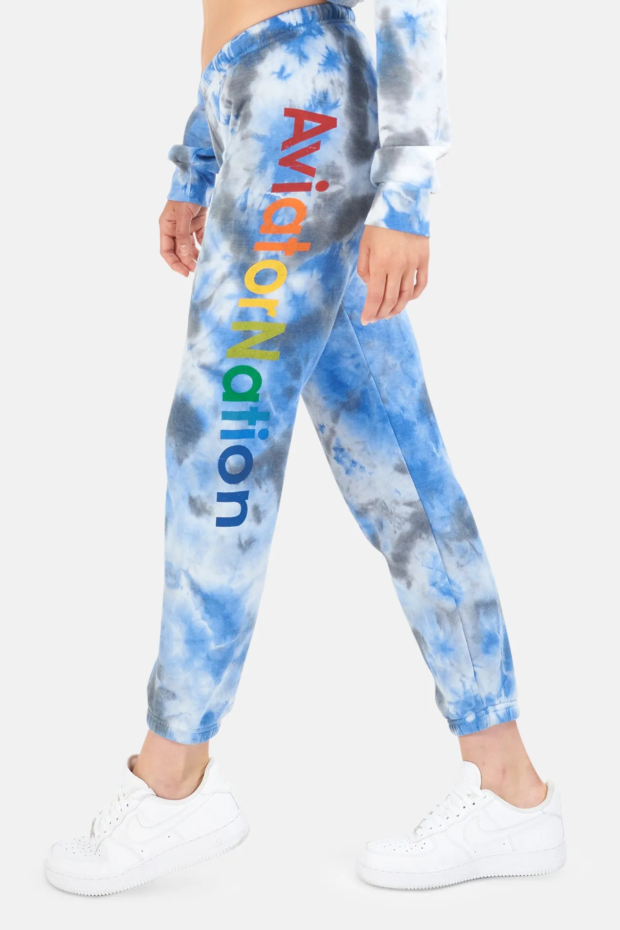 Women's Hamptons Sweatpants Tie Dye Cloud Blue sold by Blue & Cream product image thumbnail 3