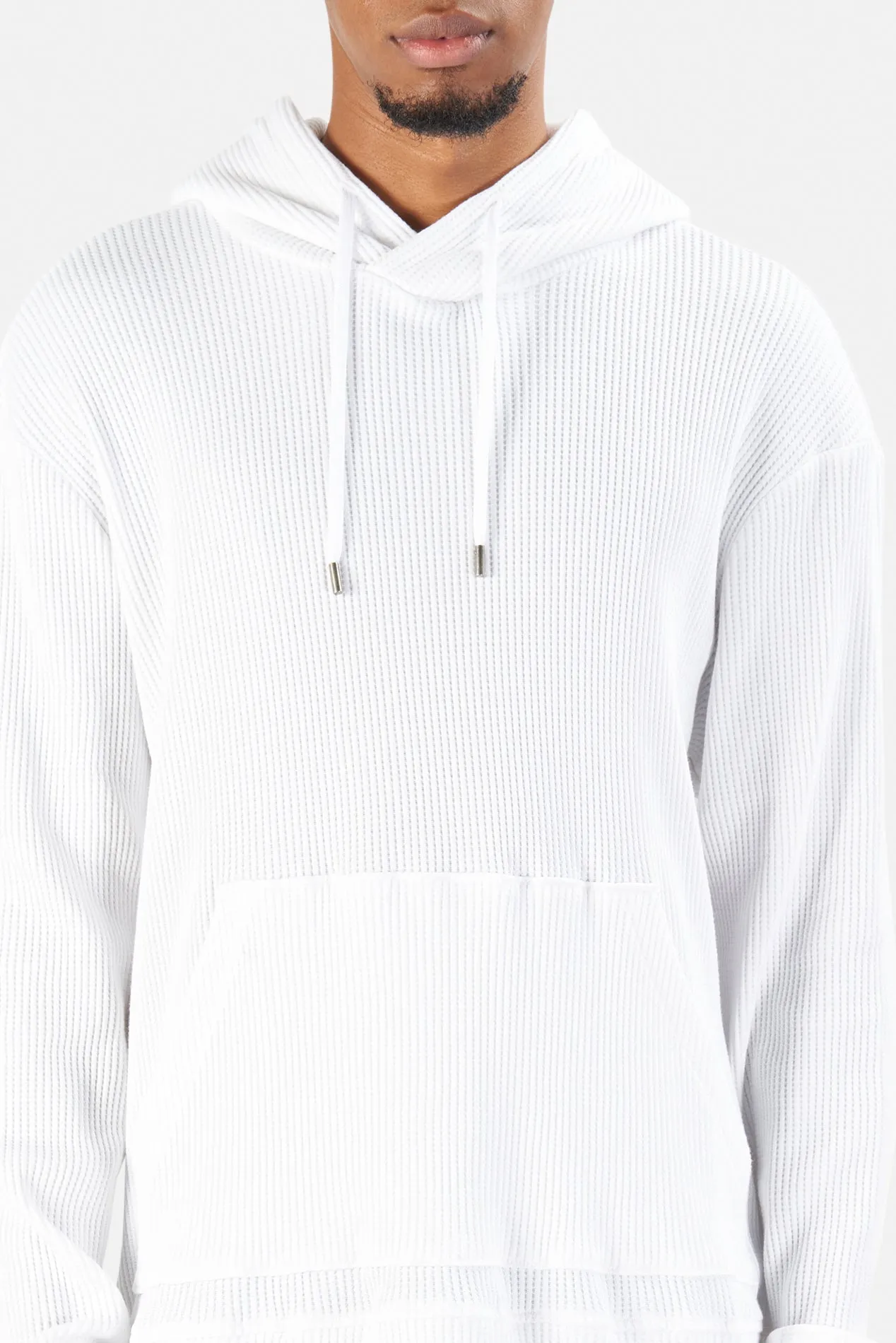 Waffle Hoodie White sold by Blue & Cream product image thumbnail 4