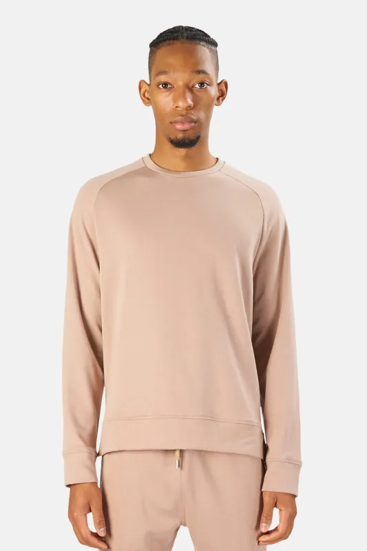 Mason Crewneck Soft Taupe sold by Blue & Cream