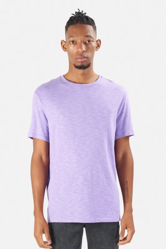 Slub Tee Soft Purple sold by Blue & Cream