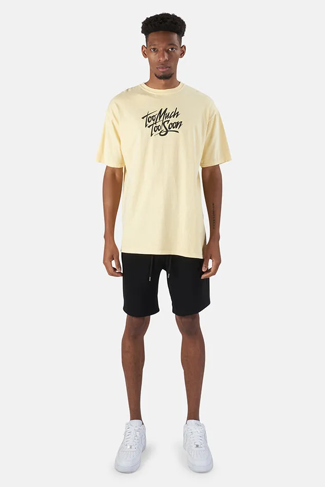 Too Much Too Soon Tee Butter sold by Blue & Cream product image thumbnail 5