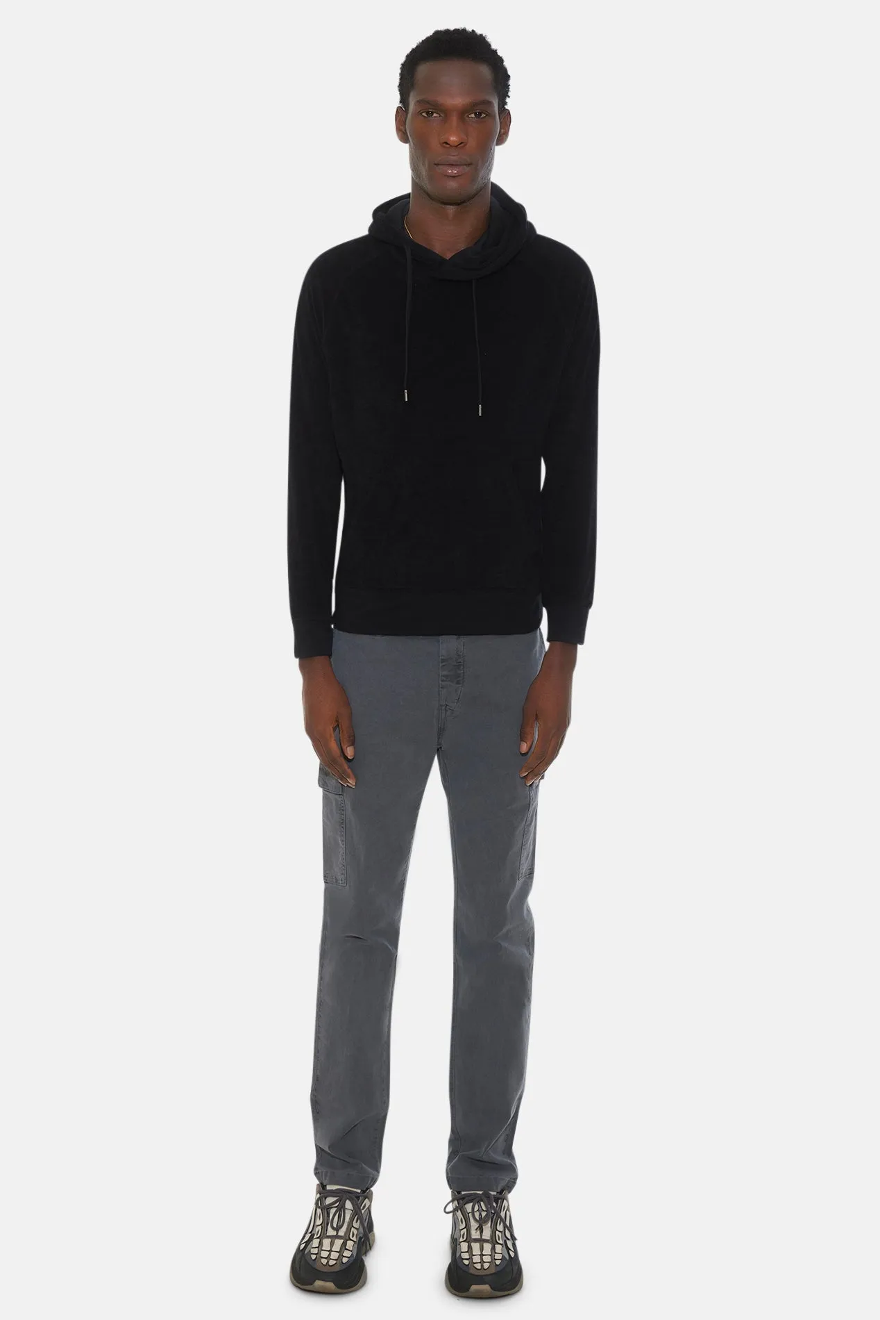 Pool Terry Pullover Hoodie Black sold by Blue & Cream product image thumbnail 5