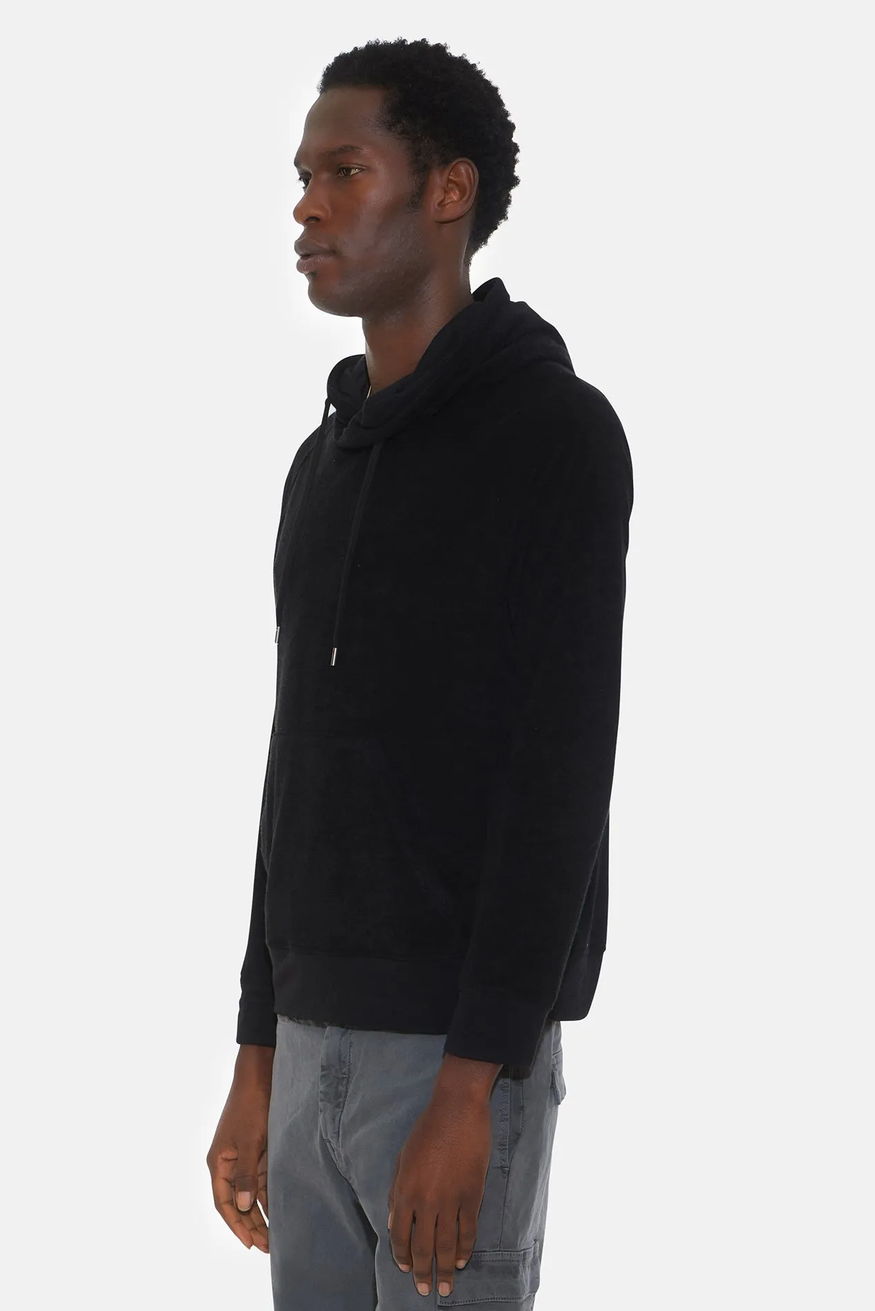 Pool Terry Pullover Hoodie Black sold by Blue & Cream product image thumbnail 3