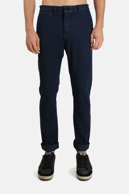 The Axe Chino Pant Blue sold by Blue & Cream