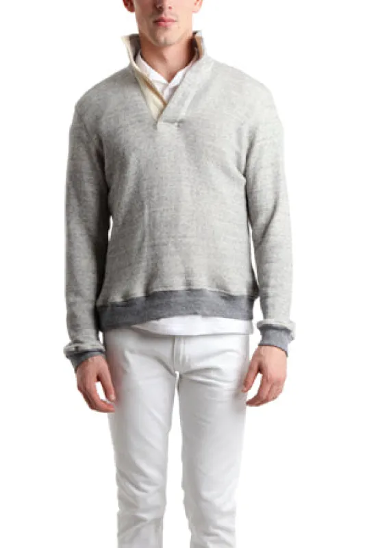 Pop Collar Blue/Grey sold by Blue & Cream