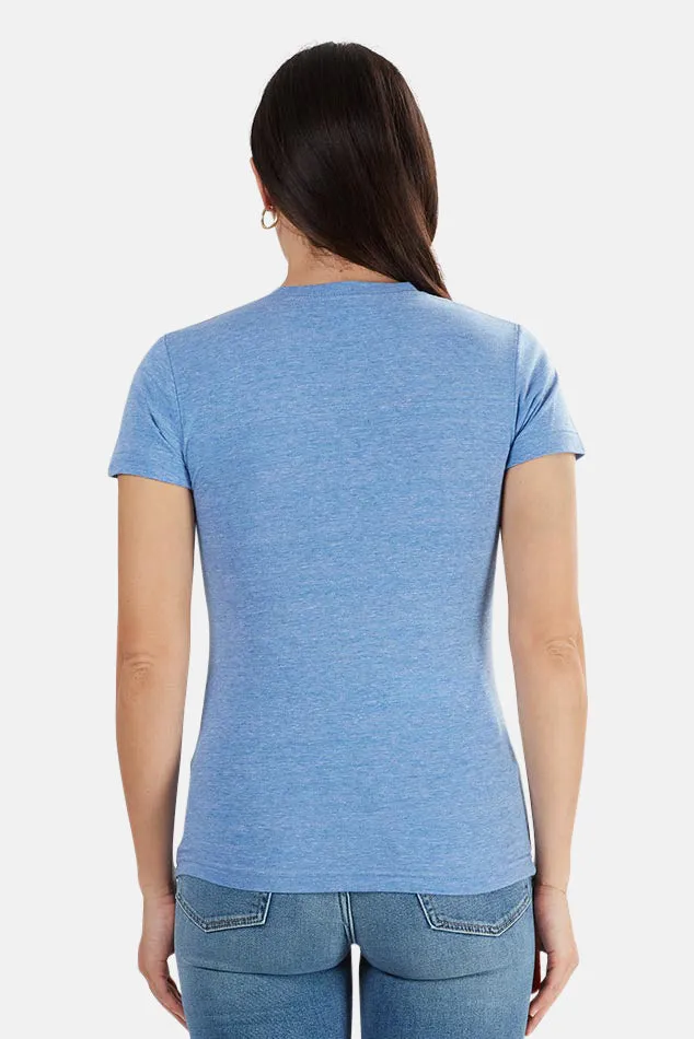 Script Crewneck Tee Blue sold by Blue & Cream product image thumbnail 3