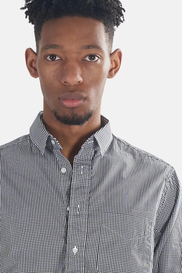 Macro Check Button Down Black/White sold by Blue & Cream product image thumbnail 4