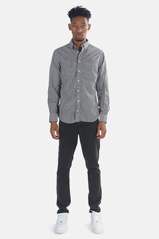 Macro Check Button Down Black/White sold by Blue & Cream product image thumbnail 5