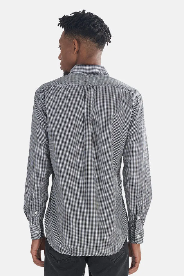 Macro Check Button Down Black/White sold by Blue & Cream product image thumbnail 3