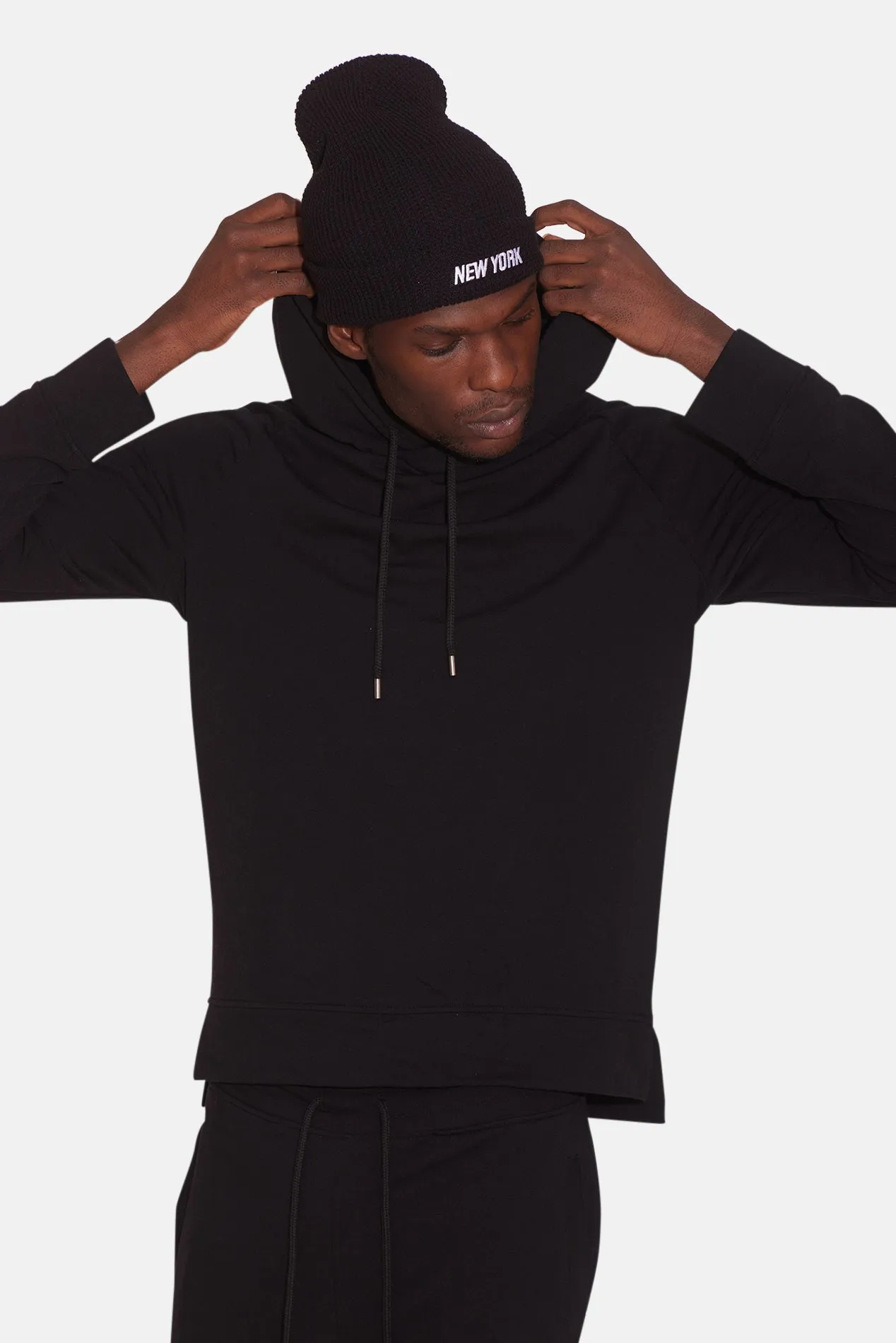 Mason Pullover Hoodie Black sold by Blue & Cream product image thumbnail 5