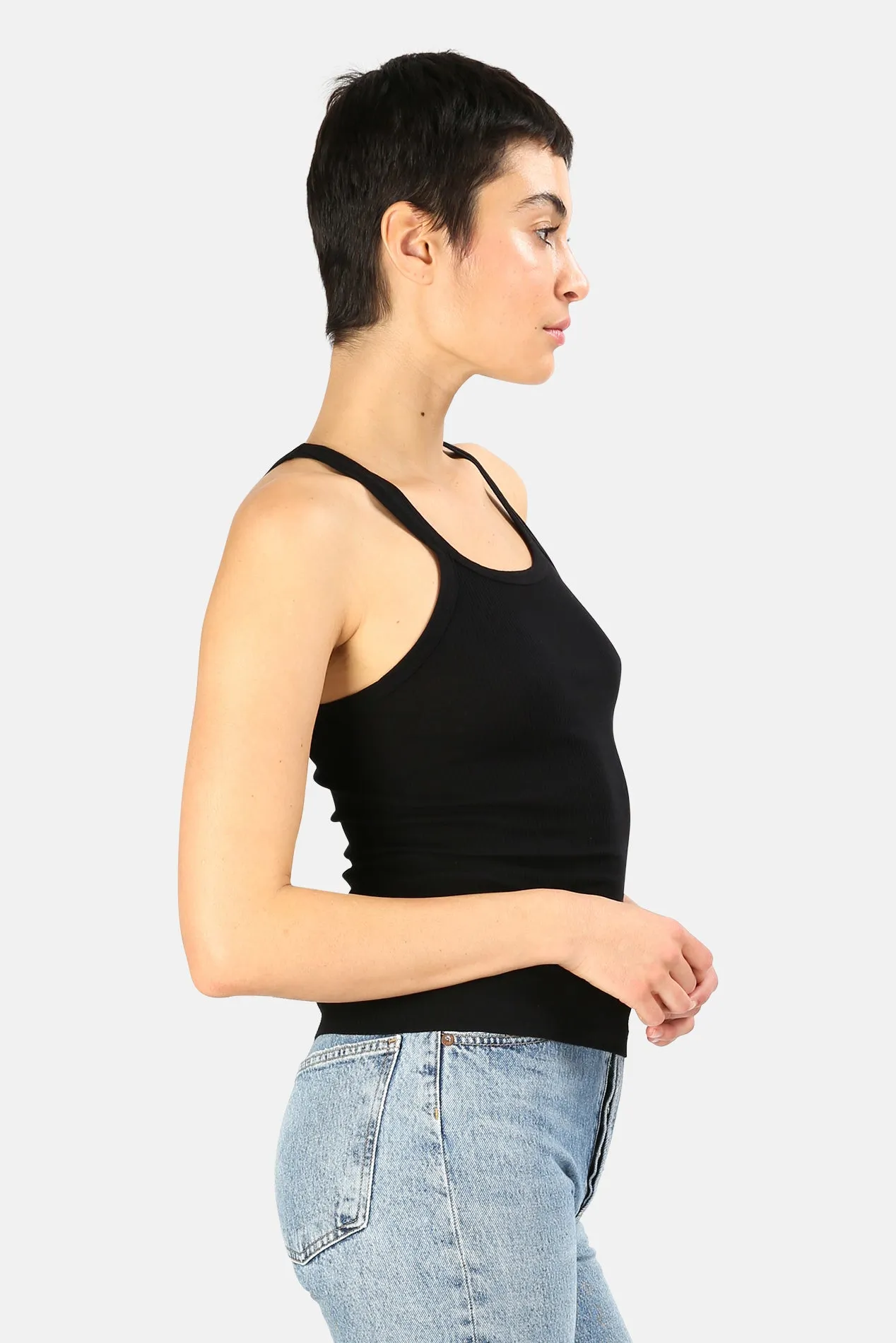 Ribbed Tank Black sold by Blue & Cream product image thumbnail 2