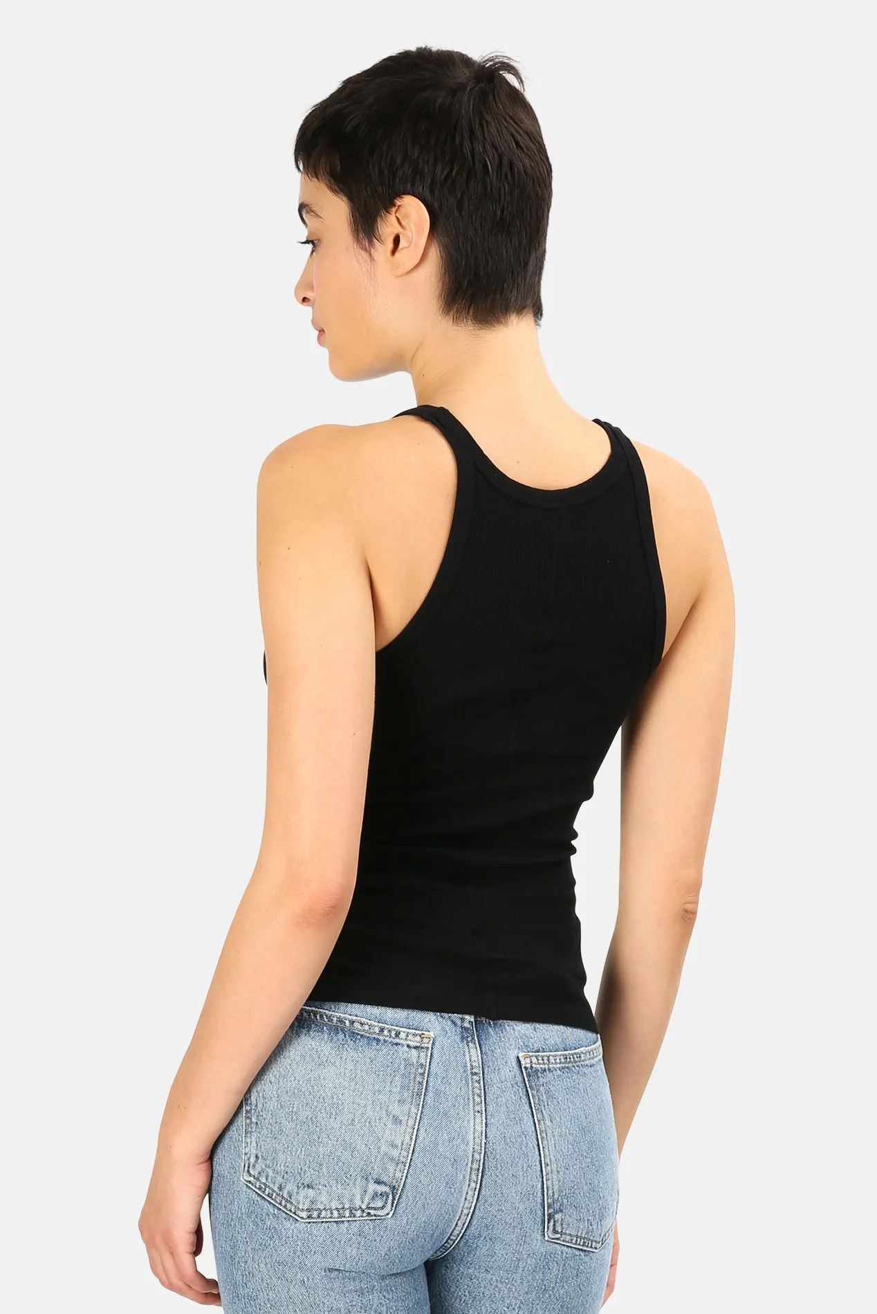 Ribbed Tank Black sold by Blue & Cream product image thumbnail 3