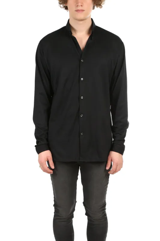 Dior Pique Button Down Black sold by Blue & Cream